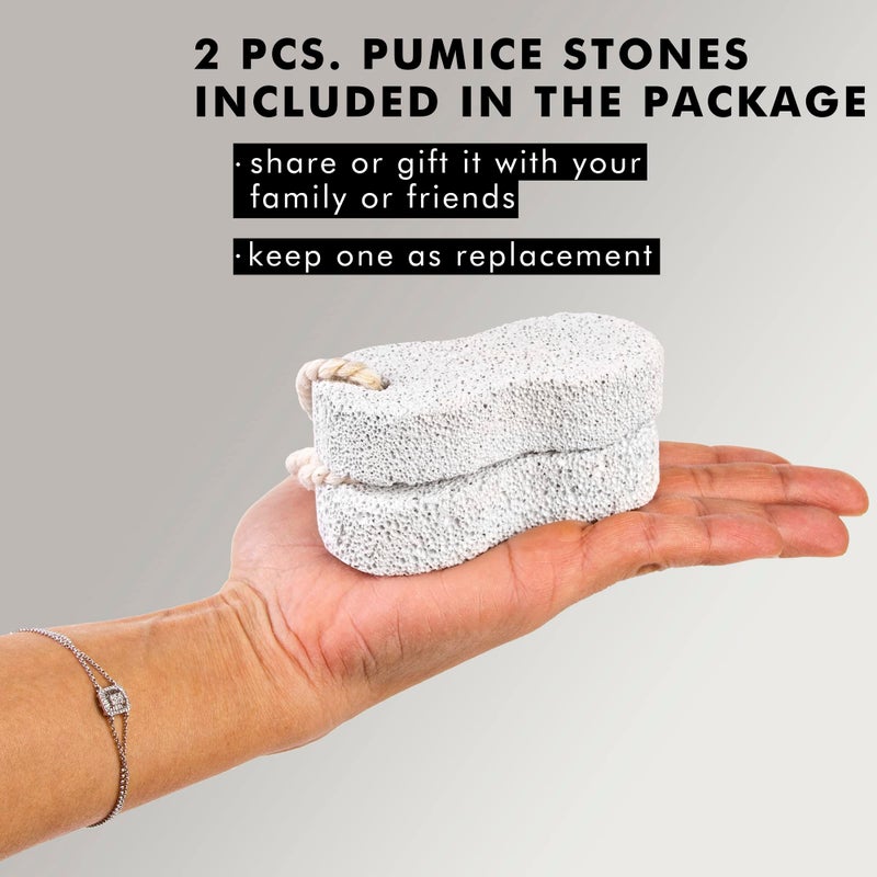 Jairestone Pumice Stone for Feet - Natural Earth Lava Pumice Stone for Foot Callus - Foot Scrubbers for Use in Shower - Pack of 2 - Image 5